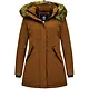 Parka Damer - äkta Pälskrage - Slim Fit - Brun