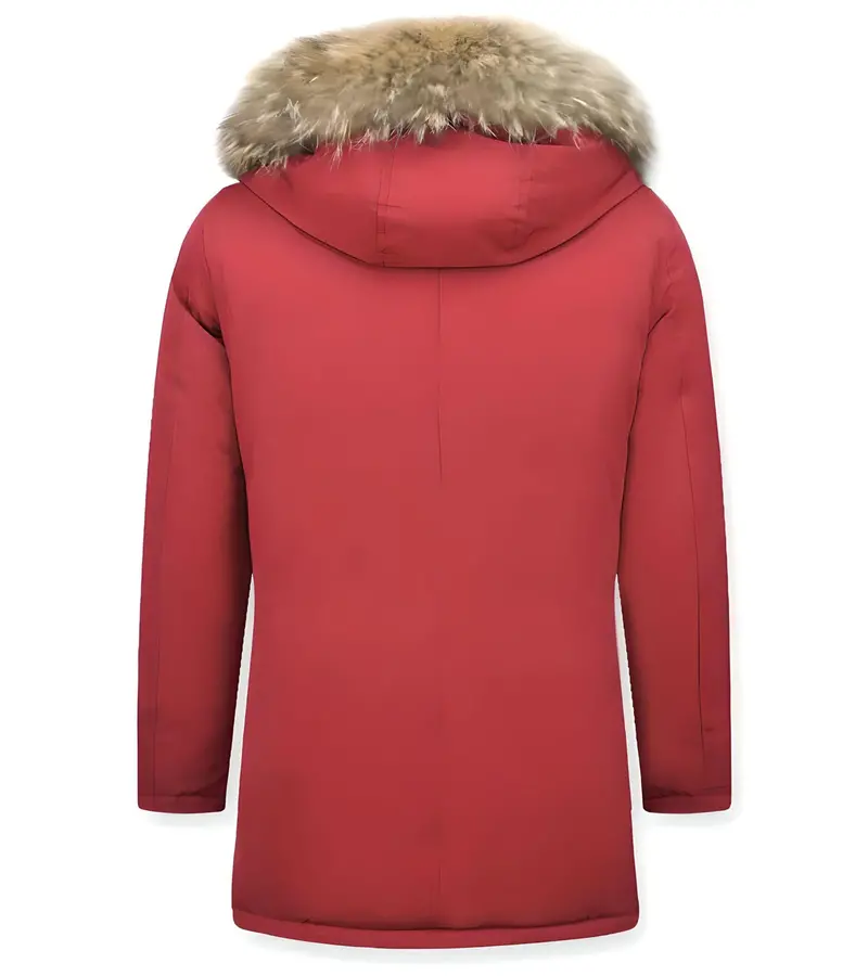 Enos Klassisk Vinterkappa - Varma Snygga Jackor - PI-7012B - Bordeaux