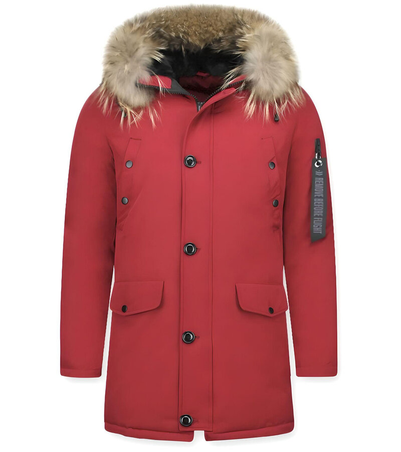 Enos Klassisk Vinterkappa - Varma Snygga Jackor - PI-7012B - Bordeaux