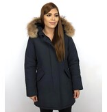 TheBrand Vinterjackor Varma Damer - Wooly Jacka Lang - LB280PM-B - Blå TheBrand Vinterjackor Varma Damer - Wooly Jacka Lang - LB280PM-B - Blå