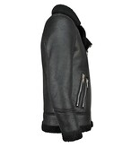 Enos Lammy Coat Herrjacka - Fake Fur Jacka - QQ510 - Svart