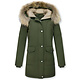 Exklusiva jacka Damer - Varma Snygga Jackor - DM8811-2 - Khaki