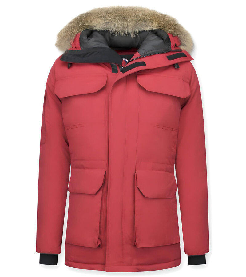 Matogla Man Expedition Parka - Vinterjackor Mode Herr - 7503R - Röd