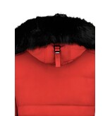 Enos Herr Tuff Vinterjacka - Män Långa Jackor 4 Pocet - PI-8667R - Röd