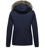 TheBrand Damer Tuff Vinterjacka - Snygga Billiga Dunjackor - 551BPM-B - Blå