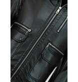 Wareen W Pilotjacka skinn herr - faux leather jacket - Svart