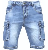 Local Fanatic Korta Jeans Herr - Jeansshorts med fickor -1088 - Blå Local Fanatic Korta Jeans Herr - Jeansshorts med fickor -1088 - Blå