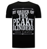 Local Fanatic Peaky Blinders T-shirt Herr - Svart