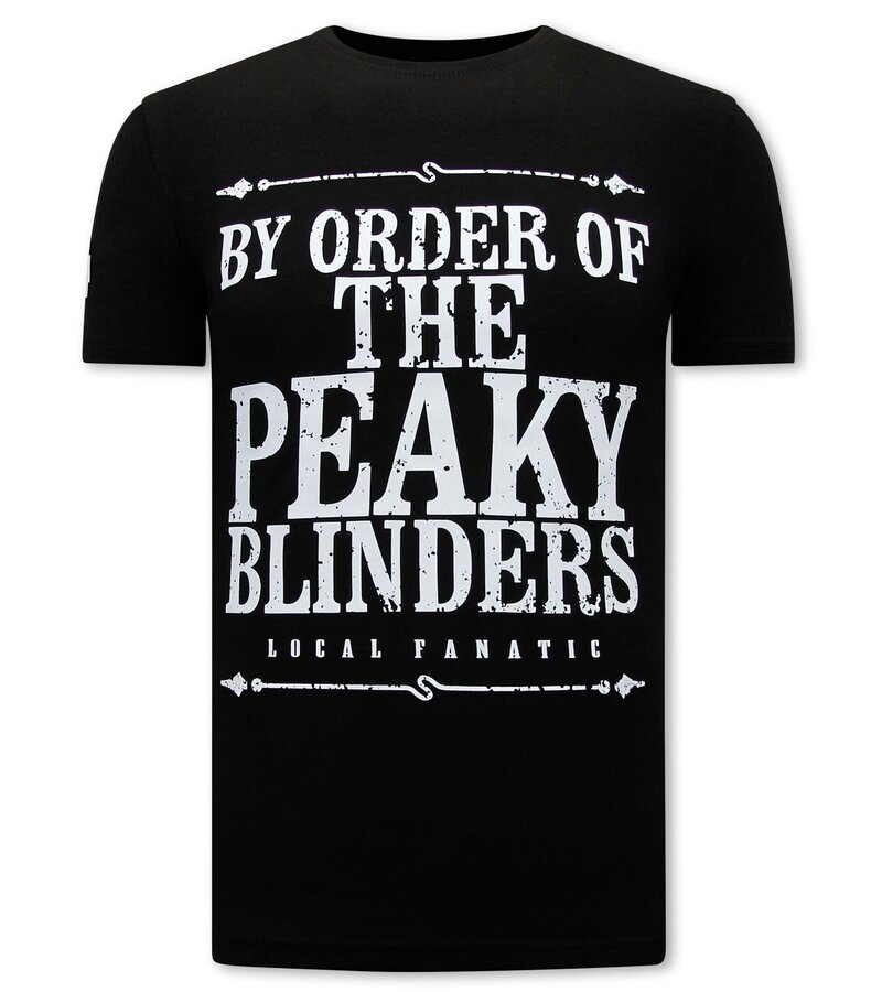 Local Fanatic Peaky Blinders T-shirt Herr - Svart