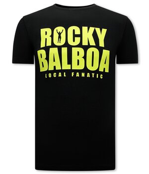 Local Fanatic Rocky Balboa T-shirt Herr - Svart
