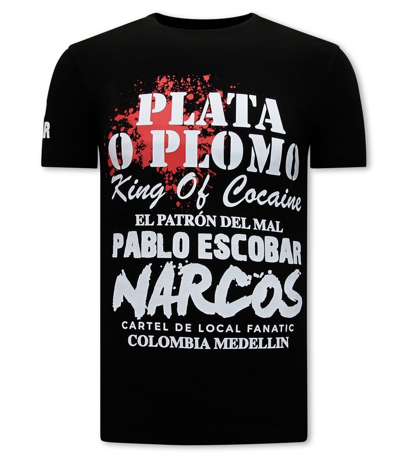 Local Fanatic Plato Plomo  T-shirt Herr - Svart