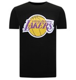Local Fanatic Lakers Print T-shirt Herr - Svart