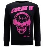 Local Fanatic Just Beat It Print Herrtröja - Svart Local Fanatic Just Beat It Print Herrtröja - Svart