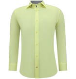 Gentile Bellini Neat Stylish Skjorta - Slim Fit  Passform Blus Stretch - Gul Gentile Bellini Neat Stylish Skjorta - Slim Fit  Passform Blus Stretch - Gul