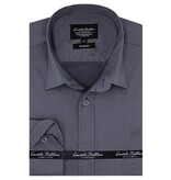 Gentile Bellini Snygg Enfärgad Herrblus Med Långa Armar Slim Fit - Grå Gentile Bellini Snygg Enfärgad Herrblus Med Långa Armar Slim Fit - Grå