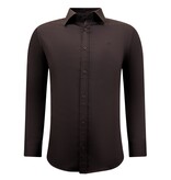 Gentile Bellini Snygga Business Special Satinskjortor Herr - Brun Gentile Bellini Snygga Business Special Satinskjortor Herr - Brun