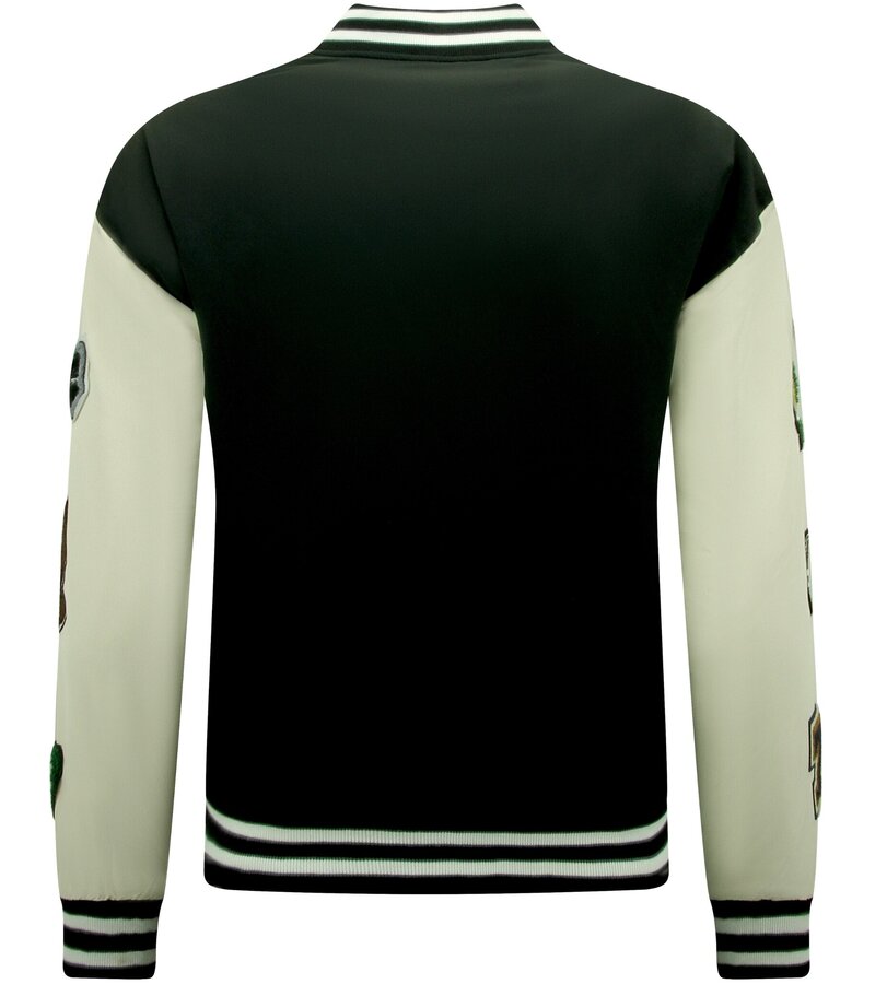 Enos Letterman Jacka Herrar Oversized - 8633 - Svart