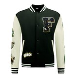 Enos Letterman Jacka Herrar Oversized - 8633 - Svart