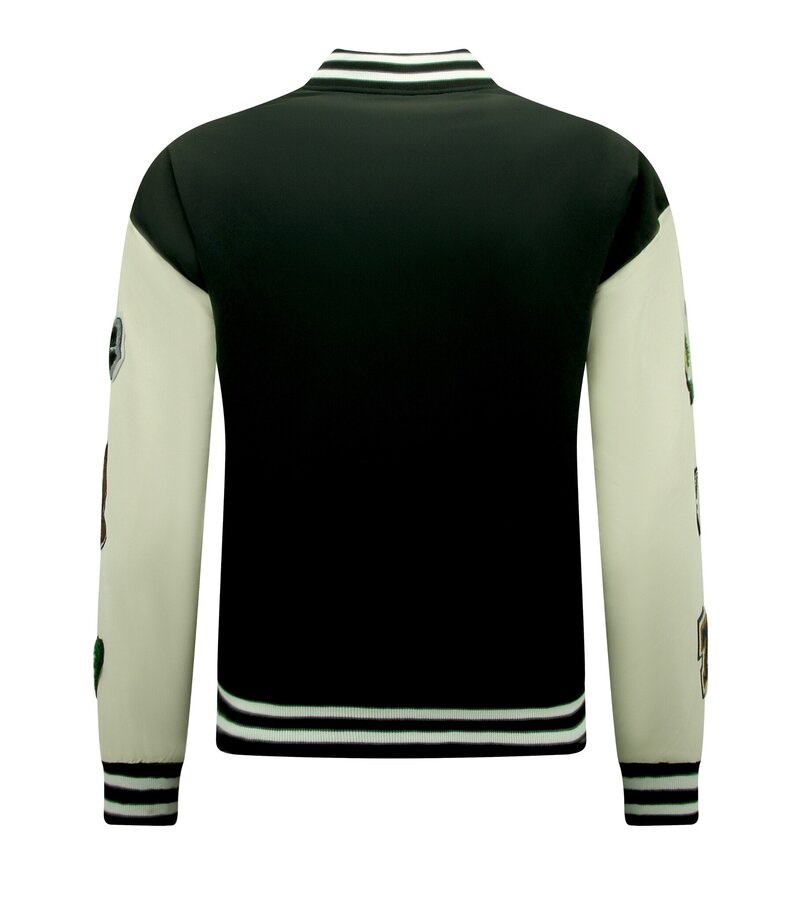 Enos Letterman Jacka Herrar Oversized - 8633 - Svart