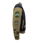 Enos Oversized Letterman Jacka  Herrar - 8633 - Marinblå
