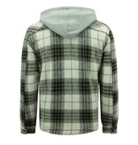 Enos Lumberjacka med Teddy Wool Hood -7091- Svart Enos Lumberjacka med Teddy Wool Hood -7091- Svart