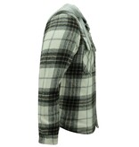 Enos Lumberjacka med Teddy Wool Hood -7091- Svart