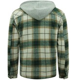 Enos Lumberjacket herr med huva -7091- Grön