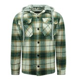 Enos Lumberjacket herr med huva -7091- Grön Enos Lumberjacket herr med huva -7091- Grön