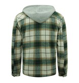 Enos Lumberjacket herr med huva -7091- Grön