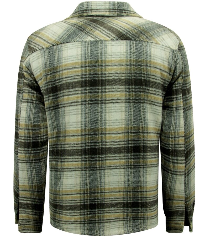 Enos Lumberjacka för män, försedd med dragkedja -7088 - Brun