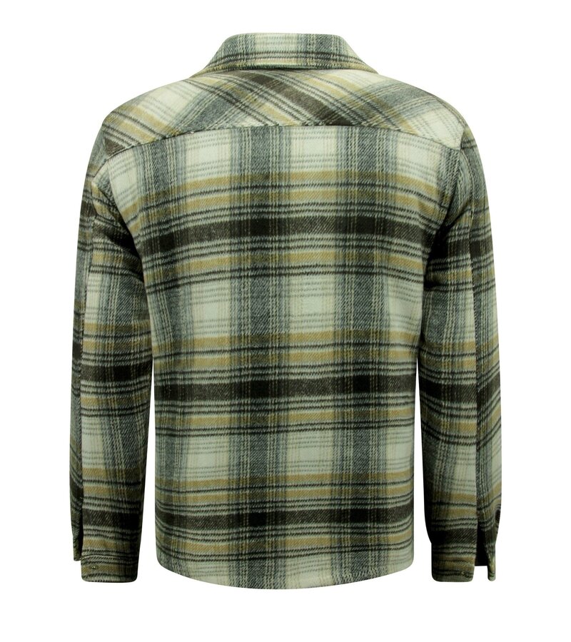 Enos Lumberjacka för män, försedd med dragkedja -7088 - Brun