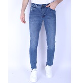 True Rise Jeans För Män Med Raka Ben - Normal Passform - DP48 - Blå True Rise Jeans För Män Med Raka Ben - Normal Passform - DP48 - Blå