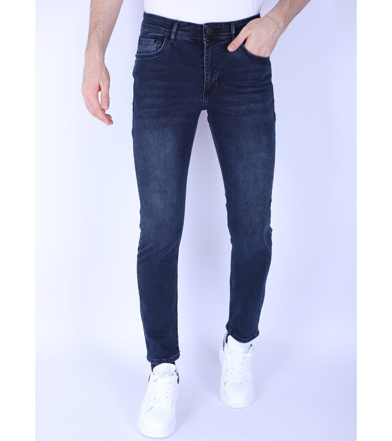 True Rise Regular Fit Jeans Stretch Herr - DP50 - Blå