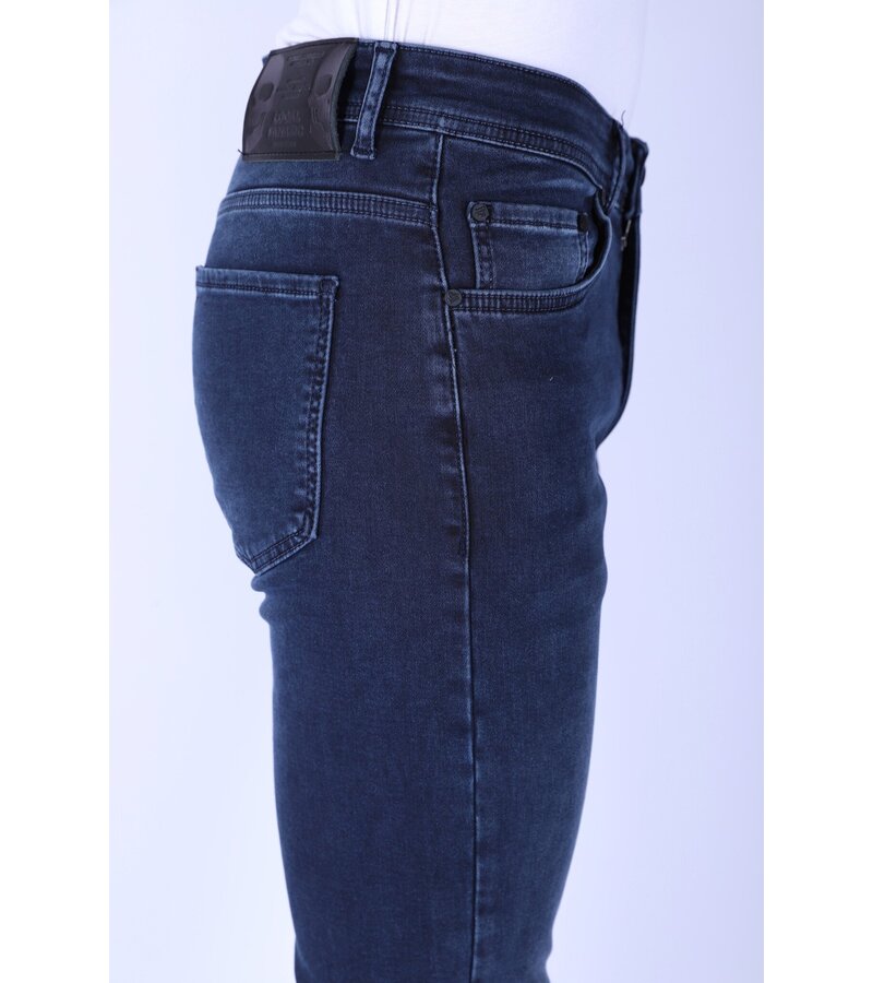 True Rise Regular Fit Jeans Stretch Herr - DP50 - Blå