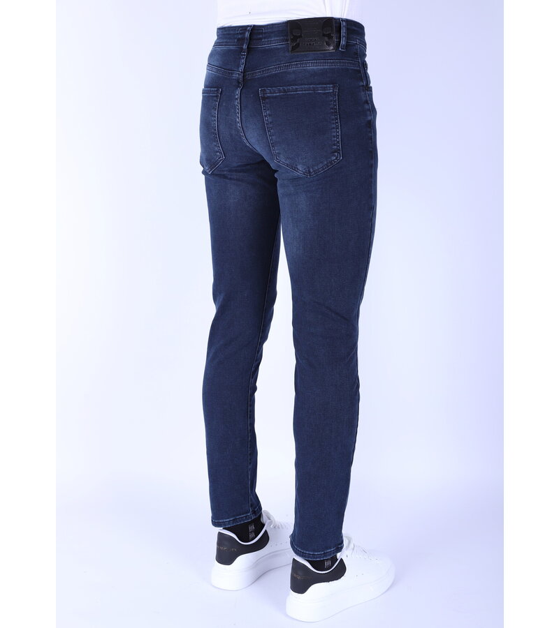 True Rise Regular Fit Jeans Stretch Herr - DP50 - Blå