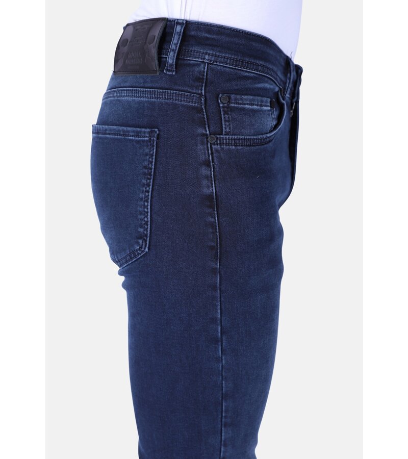 True Rise Regular Fit Jeans Stretch Herr - DP50 - Blå