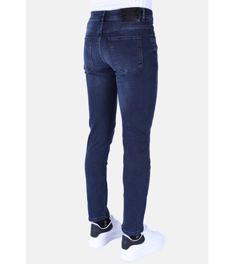 True Rise Regular Fit Jeans Stretch Herr - DP50 - Blå