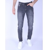 True Rise Lätt jeans Herr Vuxna Regular Fit Stretch - DP54 - Grå