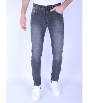 True Rise Lätt jeans Herr Vuxna Regular Fit Stretch - DP54 - Grå