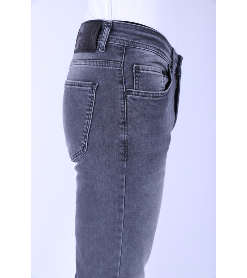 True Rise Lätt jeans Herr Vuxna Regular Fit Stretch - DP54 - Grå