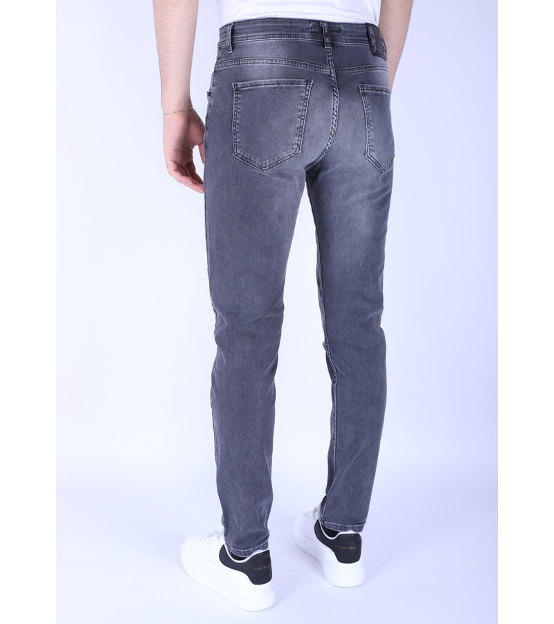 True Rise Lätt jeans Herr Vuxna Regular Fit Stretch - DP54 - Grå