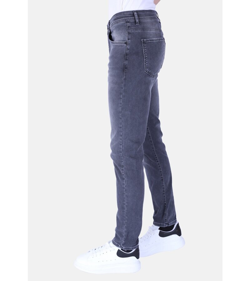 True Rise Lätt jeans Herr Vuxna Regular Fit Stretch - DP54 - Grå