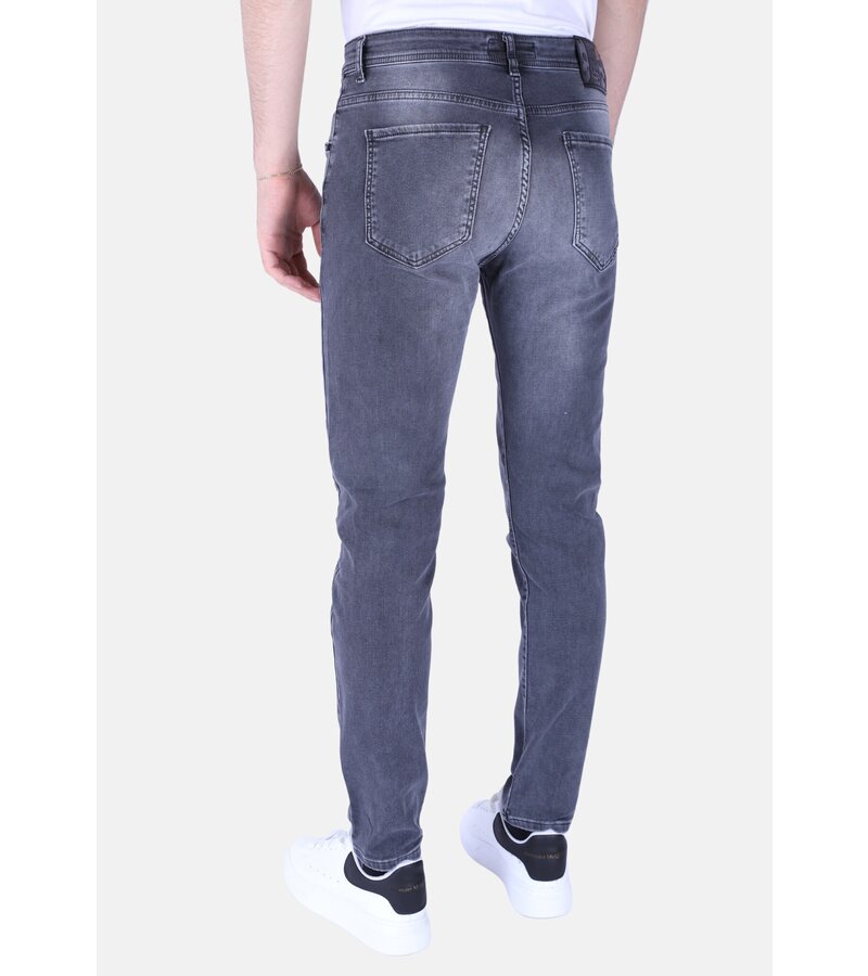 True Rise Lätt jeans Herr Vuxna Regular Fit Stretch - DP54 - Grå