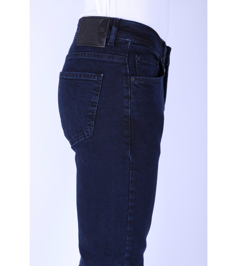 True Rise Jeans Herr Super Stretch Regular Fit Jeans - DP56 - Blå