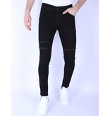 Local Fanatic Ripped Torn Jeans Herr - Slim Fit -1092- Svart Local Fanatic Ripped Torn Jeans Herr - Slim Fit -1092- Svart