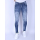 Jeans För Män Slim Fit Med Revor - 1095 - Blå