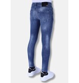 Local Fanatic Jeans Slim Fit För Män Med Blekt Tvätt - 1094 - Blå Local Fanatic Jeans Slim Fit För Män Med Blekt Tvätt - 1094 - Blå