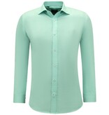 Gentile Bellini Oxford Långärmad Skjorta För Män - Grön Gentile Bellini Oxford Långärmad Skjorta För Män - Grön