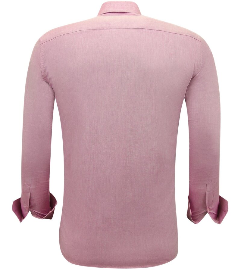 Gentile Bellini Business Plain Oxford Shirt Herr Slim fit - Fuchsia