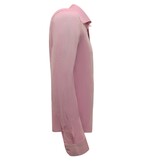 Gentile Bellini Business Plain Oxford Shirt Herr Slim fit - Fuchsia